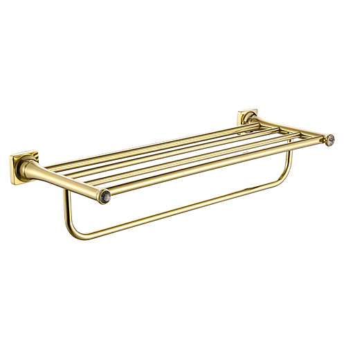 

Bathroom Shelf Multifunction Modern Stainless Steel A Grade ABS 1pc - Bathroom Double Wall Mounted