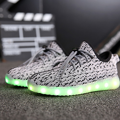 

Boys' LED / Comfort Mesh Trainers / Athletic Shoes Big Kids(7years ) Red / Pink / Green Fall