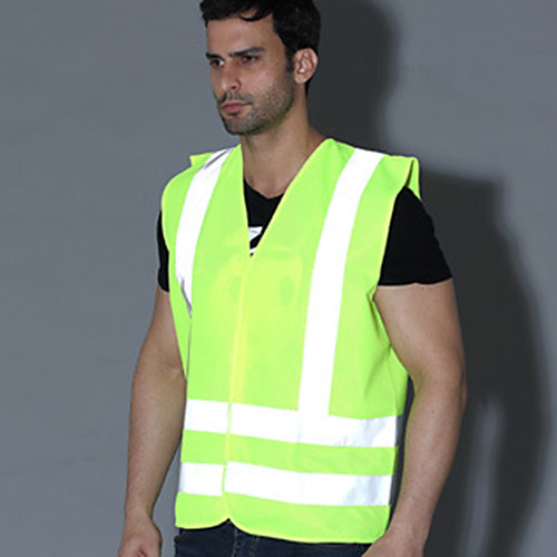 

Reflective Vest 1 Piece Safety / Adjustable / Quick Dry Textile for Running / Police / Military / Cycling / Bike