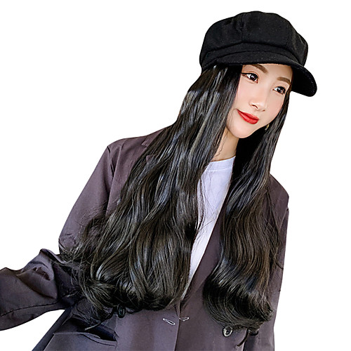 

Costume Accessories One Pack Solution Synthetic Wig Wavy Loose Wave Middle Part Wig Long Flaxen Light Brown Creamy-white Grey Blue Synthetic Hair Kanekalon 26inch Women's Gift Cosplay Soft Dark Gray