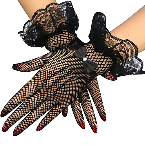 

Nylon Wrist Length Glove Party / Evening / Gloves With Trim