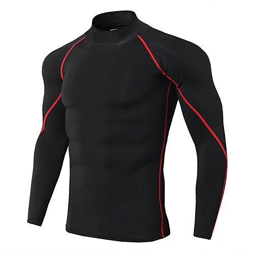 

JACK CORDEE Men's Long Sleeve Compression Shirt Cycling Jersey Winter Elastane Red Grey Green Bike Compression Clothing Top Mountain Bike MTB Road Bike Cycling Thermal / Warm Quick Dry Sports