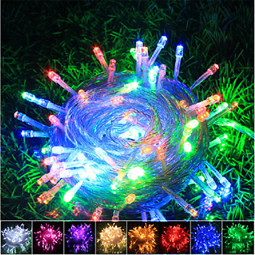 

10m Flexible LED Light Strips Light Sets String Lights 100 LEDs SMD 0603 1pc Warm White White Red Christmas New Year's Waterproof Party Decorative 220-240 V 110-120 V
