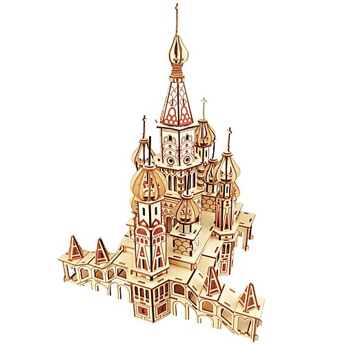 

3D Puzzle / Jigsaw Puzzle / Model Building Kit Castle / Famous buildings / House DIY Wooden Classic Kid's Unisex Gift