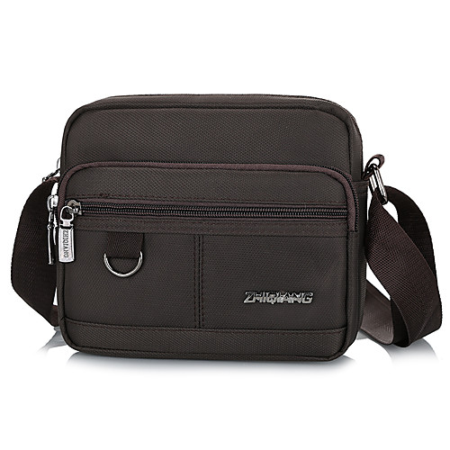 

Unisex Zipper Nylon Crossbody Bag Solid Color Green / Blue / Dark Purple / Fall & Winter