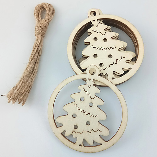 

Ornaments Wood 10pcs Christmas