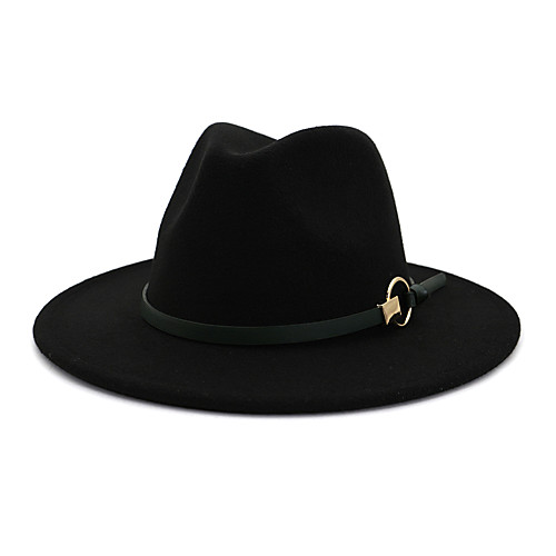 

Unisex Bucket Hat Polyester Party - Solid Colored Wine Black Purple