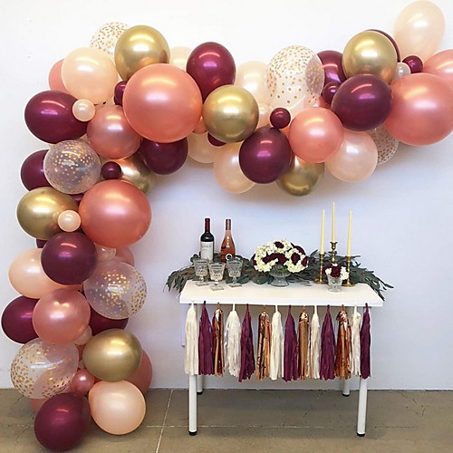 

Confetti Balloons Garland Kit for Baby Shower 1st Birthday Party Wedding Party - 4 Colors