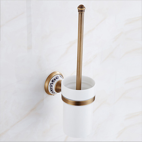 

Toilet Brush Holder Creative Contemporary Brass 1pc Wall Mounted