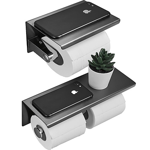 

Bathroom Accessory Set / Toilet Paper Holder / Bathroom Shelf Multilayer / New Design / Multifunction Contemporary / Antique Stainless Steel 1pc - Bathroom Wall Mounted