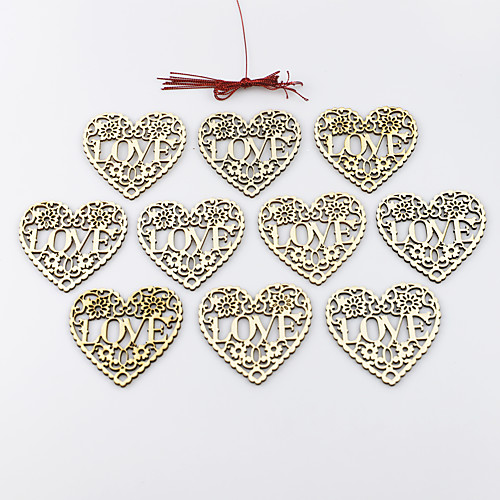 

Ornaments Wooden 10pcs Christmas