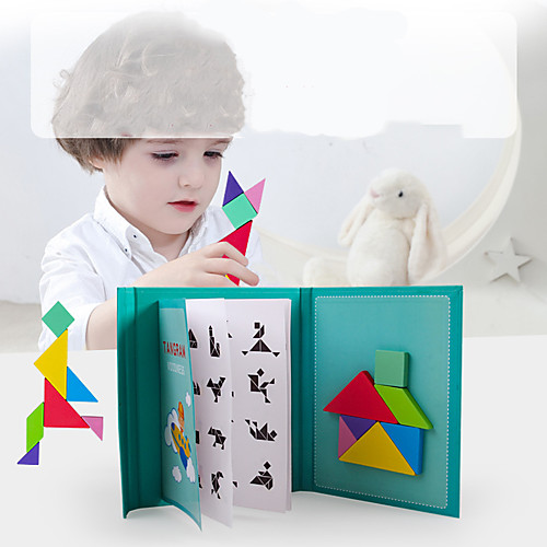 

Tangram Building Blocks Jigsaw Puzzle Magnetic Kid's Unisex Boys' Girls' Toy Gift / Wooden Puzzle