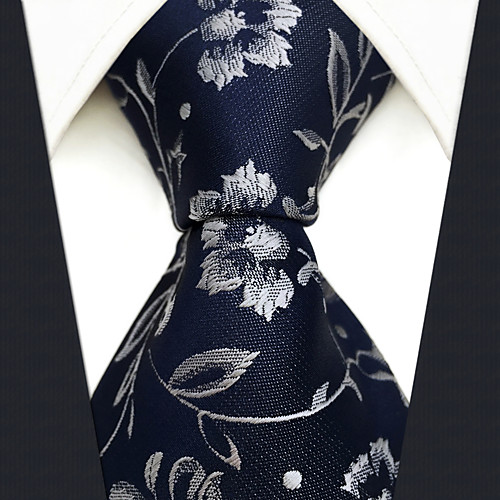 

Men's Party / Work / Basic Necktie - Floral / Paisley / Jacquard