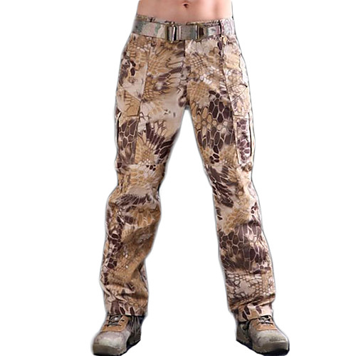 

Men's Hunting Pants Outdoor Waterproof Breathable Wear Resistance Spring Fall Winter Pants / Trousers Hunting Leisure Sports Black Jungle camouflage Digital Desert