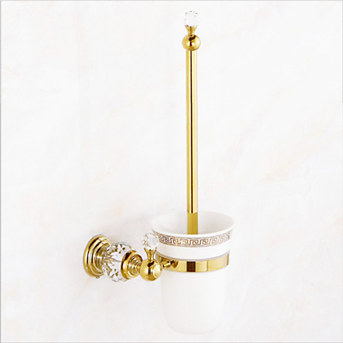 

Toilet Brush Holder Creative Contemporary Brass 1pc Wall Mounted