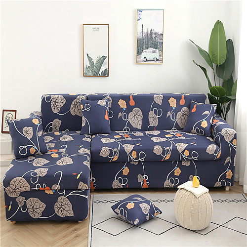 

Sofa Cover Romantic Yarn Dyed Polyester / Cotton Blend Slipcovers