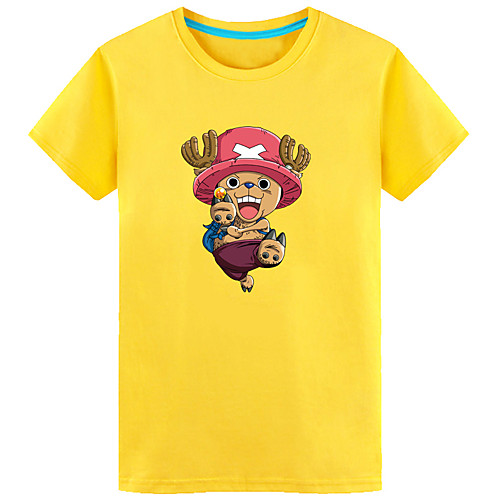 

Inspired by One Piece Tony Tony Chopper Anime Cosplay Costumes Japanese Cosplay T-shirt Print Short Sleeve Top For Men's Women's