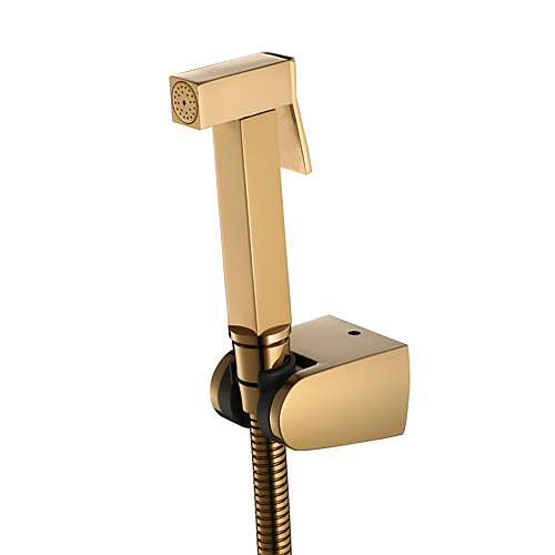

Ti-PVD Gold Handheld Bidet Sprayer with ABS Base and 1.5m Hose