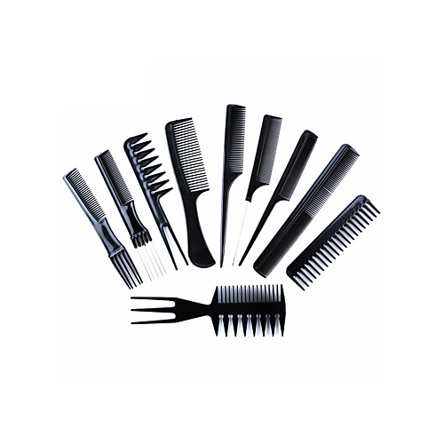 

10Pcs Professional Hair Brush Comb Set Anti-static Hairdressing Combs