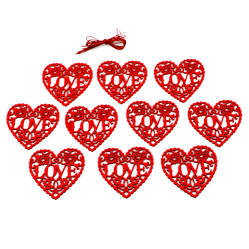 

Ornaments Wooden 10pcs Christmas