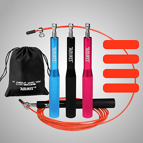 

AOLIKES Jump Rope 1 pcs Sports Aluminum Alloy Exercise & Fitness Gym Workout Bodybuilding Durable Weight Loss For Men Women