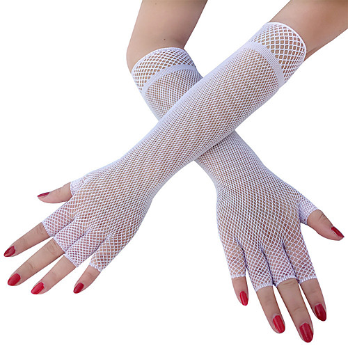 

Nylon Elbow Length Glove Party / Evening / Gloves With Trim