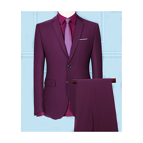 

Burgundy custom suit