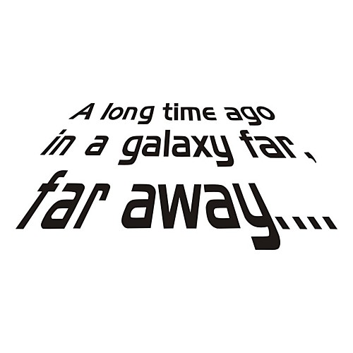 

Star Wars Decorative Wall Stickers - Plane Wall Stickers Characters Bedroom / Study Room / Office
