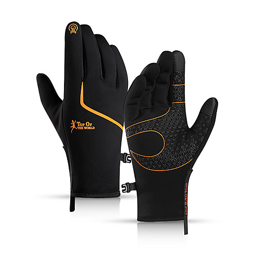 

Winter Gloves Running Gloves Full Finger Gloves Anti-Slip Touch Screen Thermal Warm Outdoor Cold Weather Men's Reflective Stripe Skiing Hiking Running Driving Cycling Winter / Lightweight