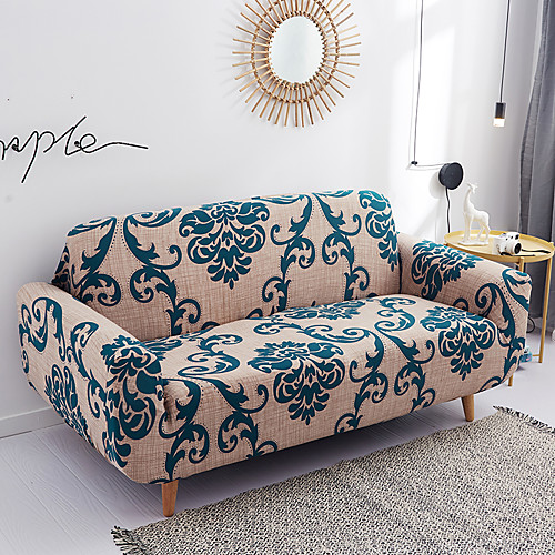 

Printeded Stretch Sofa Slipcover - 1 Piece Elastic Polyester Spandex Couch Covers- Universal Fitted Sofa Slipcover Furniture Protector