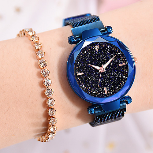 

Ladies Quartz Watches Elegant Fashion Blue Red Brown Alloy Chinese Quartz Purple Red Gold New Design Noctilucent 1 pc Analog One Year Battery Life