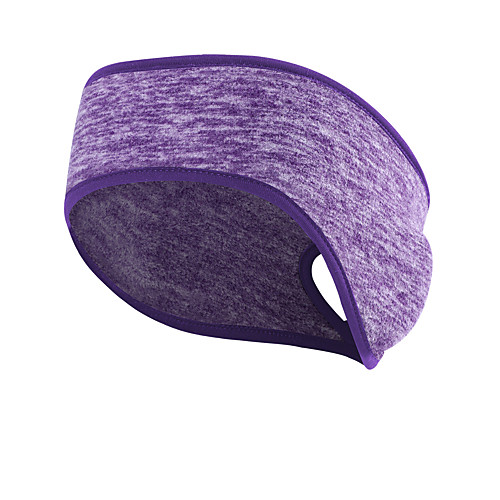 

Cotton Ponytail Headband Ear Warmer Men's Women's Headwear Solid Colored Thermal / Warm Windproof Breathable for Running Fitness Jogging Autumn / Fall Spring Winter Sky Blue Purple Orange