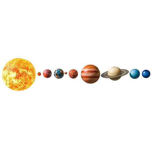 

Planets in The Solar System Decorative Wall Stickers - Landscape Wall Stickers Abstract / Landscape Nursery / Kids Room / Indoor