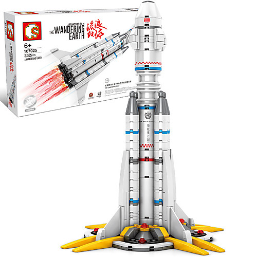 

Building Blocks 332 pcs Spacecraft compatible ABSPC Legoing Simulation Rocket & Spaceship All Toy Gift / Kid's