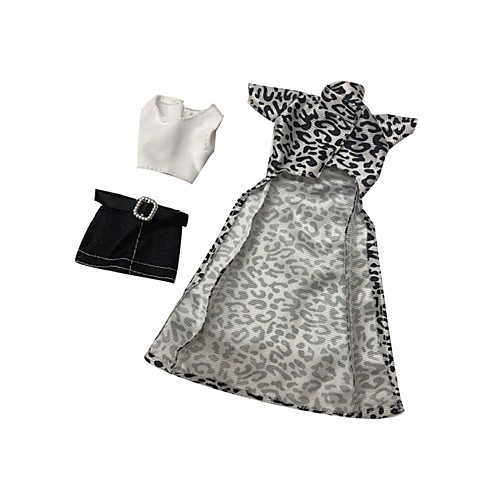 

Doll Dress Casual for Barbie Doll Print Lace Lace Organza Handmade Toy for Girl's Birthday Gifts / Kids