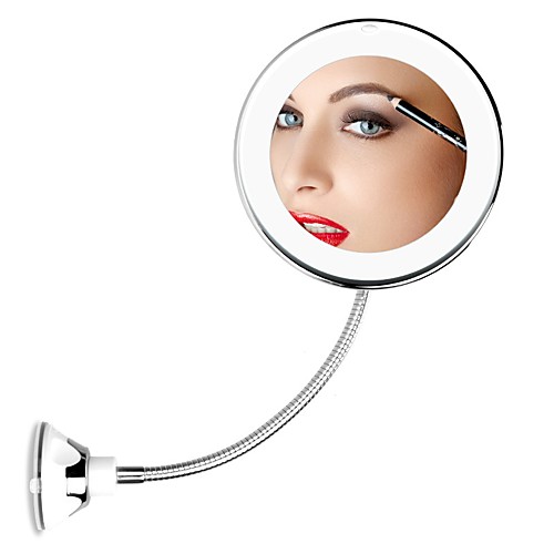 

360 Degree Rotation 10X Magnifying Makeup Mirror My Flexible Mirror Folding Vanity Mirror with LED Light Makeup Tools
