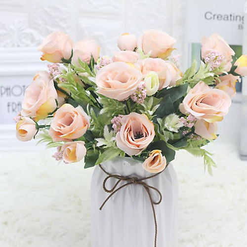 

Artificial Rose Bouquet Simulation Wealthy Rose Home Wedding Decoration Holding Flowers