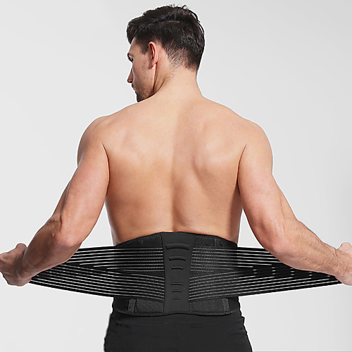 

AOLIKES Lumbar Belt / Lower Back Support 1 pcs Sports Nylon Polyster Exercise & Fitness Gym Workout Weightlifting Durable Support Protection For Men Women