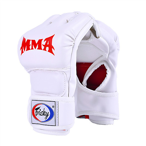 

Boxing Bag Gloves Boxing Training Gloves For Boxing Fingerless Gloves Wearable PU(Polyurethane) Unisex - Black White Red