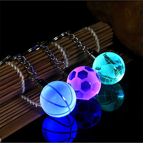 

Keychain Fashion Football Ordinary Fashion Crystal Ring Jewelry Purple / Green / Blue For Gift Daily