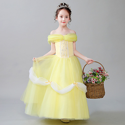 yellow masquerade dress