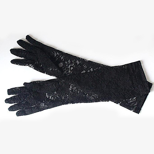 

Nylon Elbow Length Glove Party / Evening / Gloves With Trim