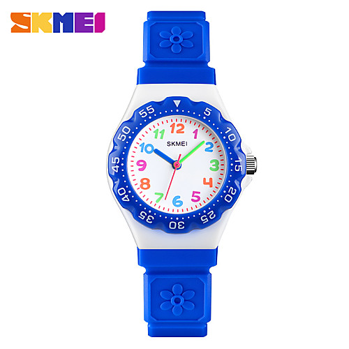 

SKMEI Kids Sport Watch Quartz Modern Style Sporty Silicone 30 m Water Resistant / Waterproof Casual Watch Cool Analog Casual Fashion - Black Purple Fuchsia