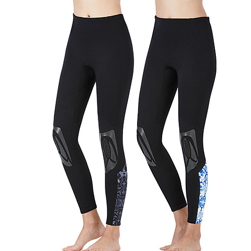 

Women's Wetsuit Pants 3mm SCR Neoprene Bottoms Thermal / Warm Ultraviolet Resistant Surfing Snorkeling Stripes Autumn / Fall Winter / Stretchy