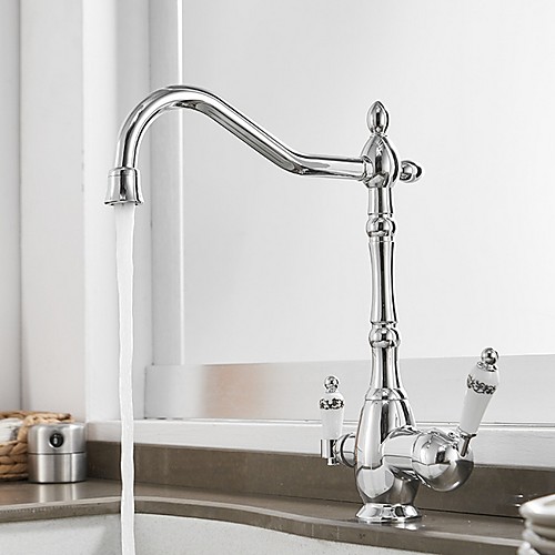 

Kitchen faucet - Single Handle One Hole Electroplated Standard Spout Centerset Contemporary Kitchen Taps