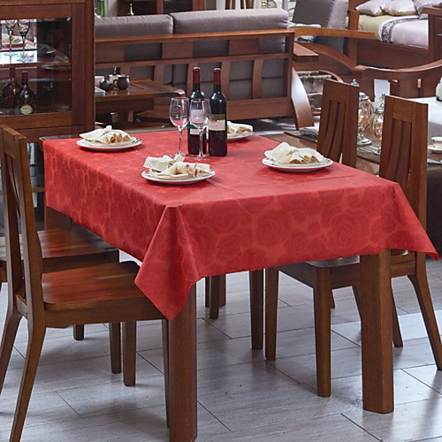 

Classic polyester fibre Square Table Cloth Geometric Table Decorations 1 pcs