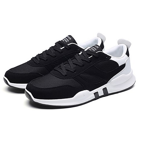 

Men's Comfort Shoes Mesh Fall & Winter Athletic Shoes Black / Black / White / Black / Red