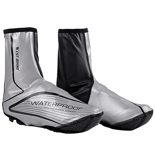 

WEST BIKING Adults' Cycling Shoes Cover / Overshoes Breathable Anti-Slip Mountain Bike MTB Road Cycling Cycling / Bike Silver Men's Women's Cycling Shoes