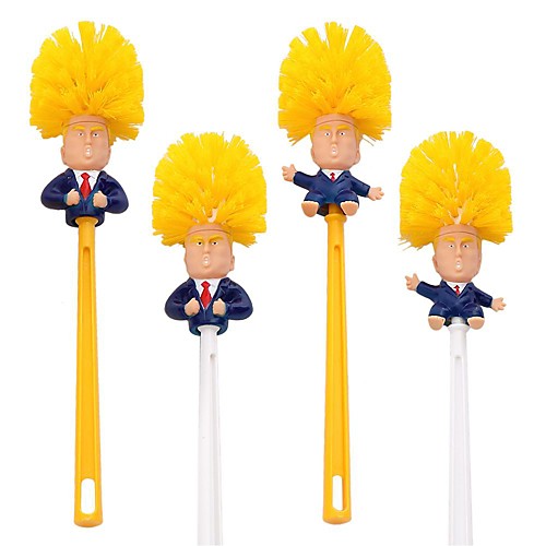 

Donald Trump Brush Toilet Supplies Set Brush Holders Wc Borstel Original Toilet Paper Bathroom Cleaning Tools