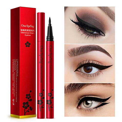 

Eyeliner Waterproof / Matte / Portable Makeup Matte Stick / Liquid Lady / Eye / Cosmetic Matte / High Quality Party / Daily / Daily Wear Daily Makeup / Party Makeup / Cateye Makeup Waterproof Fast